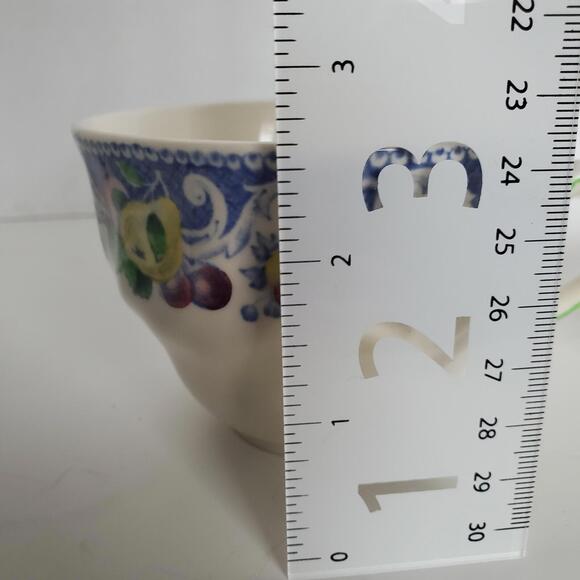 Royal Doulton Pomeroy Tea Cup Saucer Set Multicolor Fruit 1934-1958 Discontinued - Picture 7 of 11